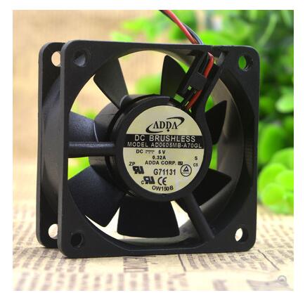 Original ADDA AD0605MB-A70GL Cooling Fan 5V 0.32A 1.6W 2wires AD0605MB-A70GL Fans